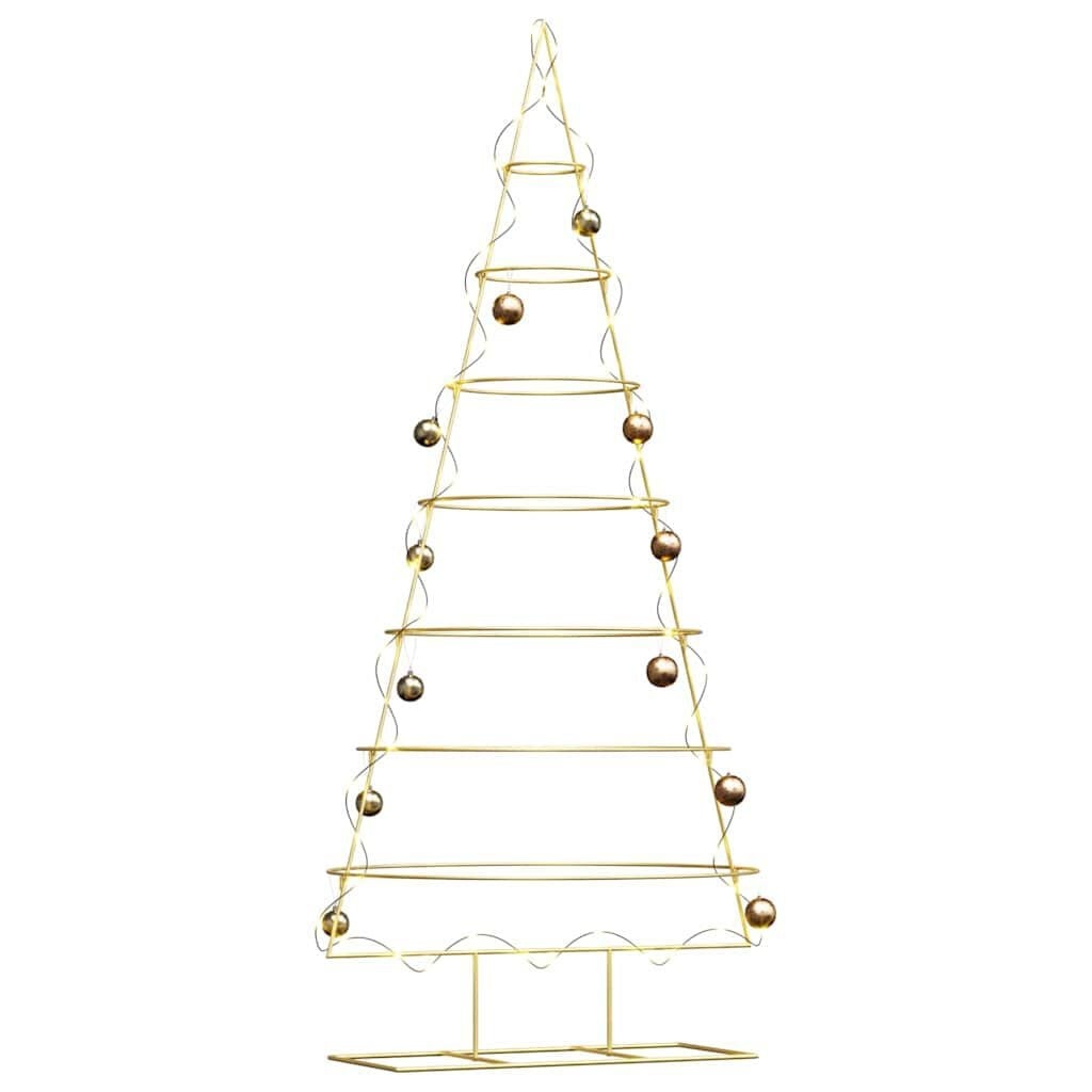Moderne Metalen Kerstboom Goud 210 cm - 71% Korting
