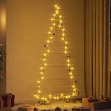 Moderne Metalen Kerstboom Goud 210 cm - 71% Korting