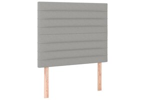vidaXL Hoofdborden Lichtgrijs Stof (2 stuks) - 51% Korting!