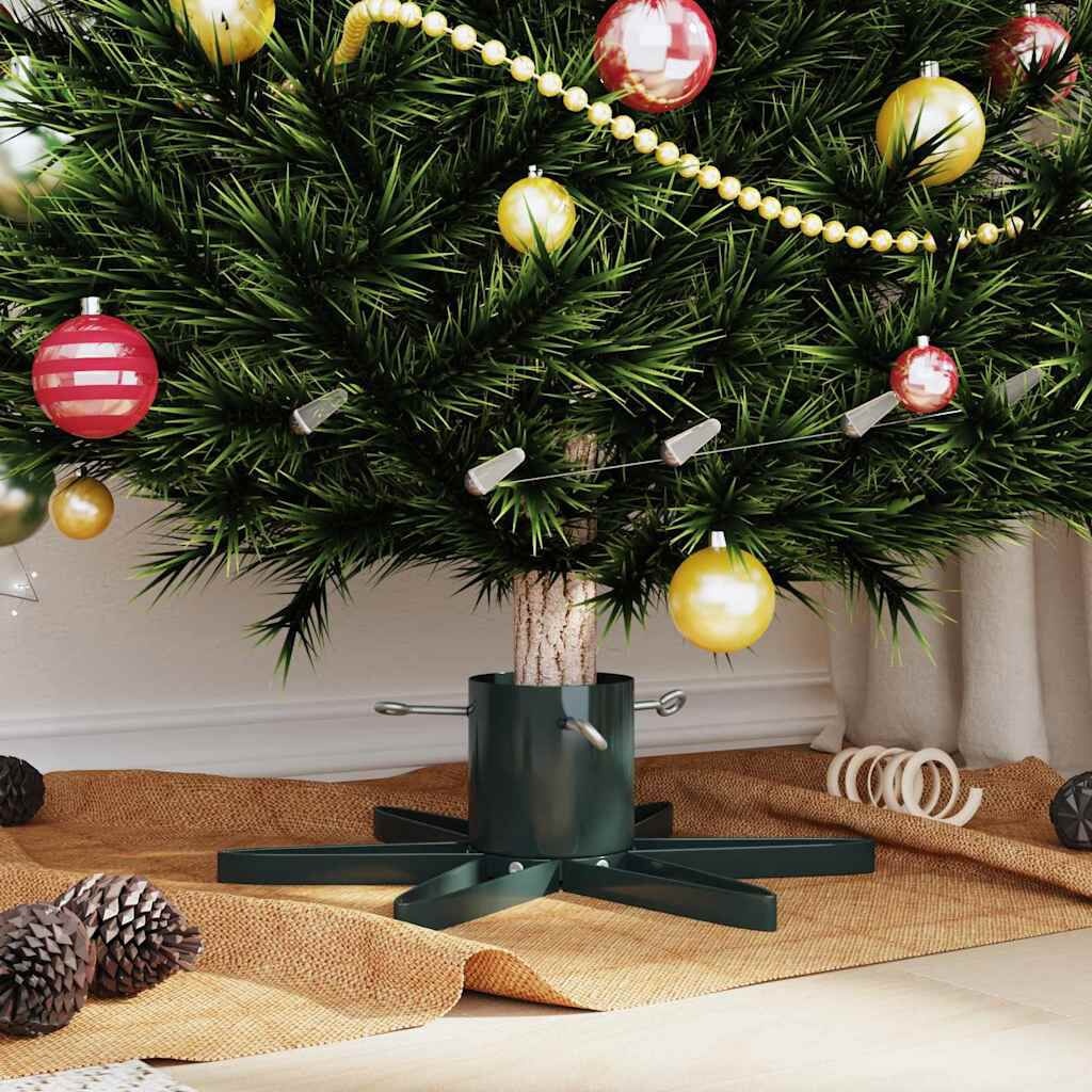 VidaXL Kerstboomstandaard Staal Groen - 76% Korting!