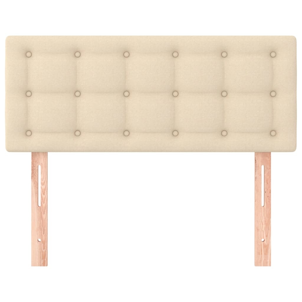 Hoofdbord Crèmekleurig Stof 100x5x78/88 cm - 59% Korting