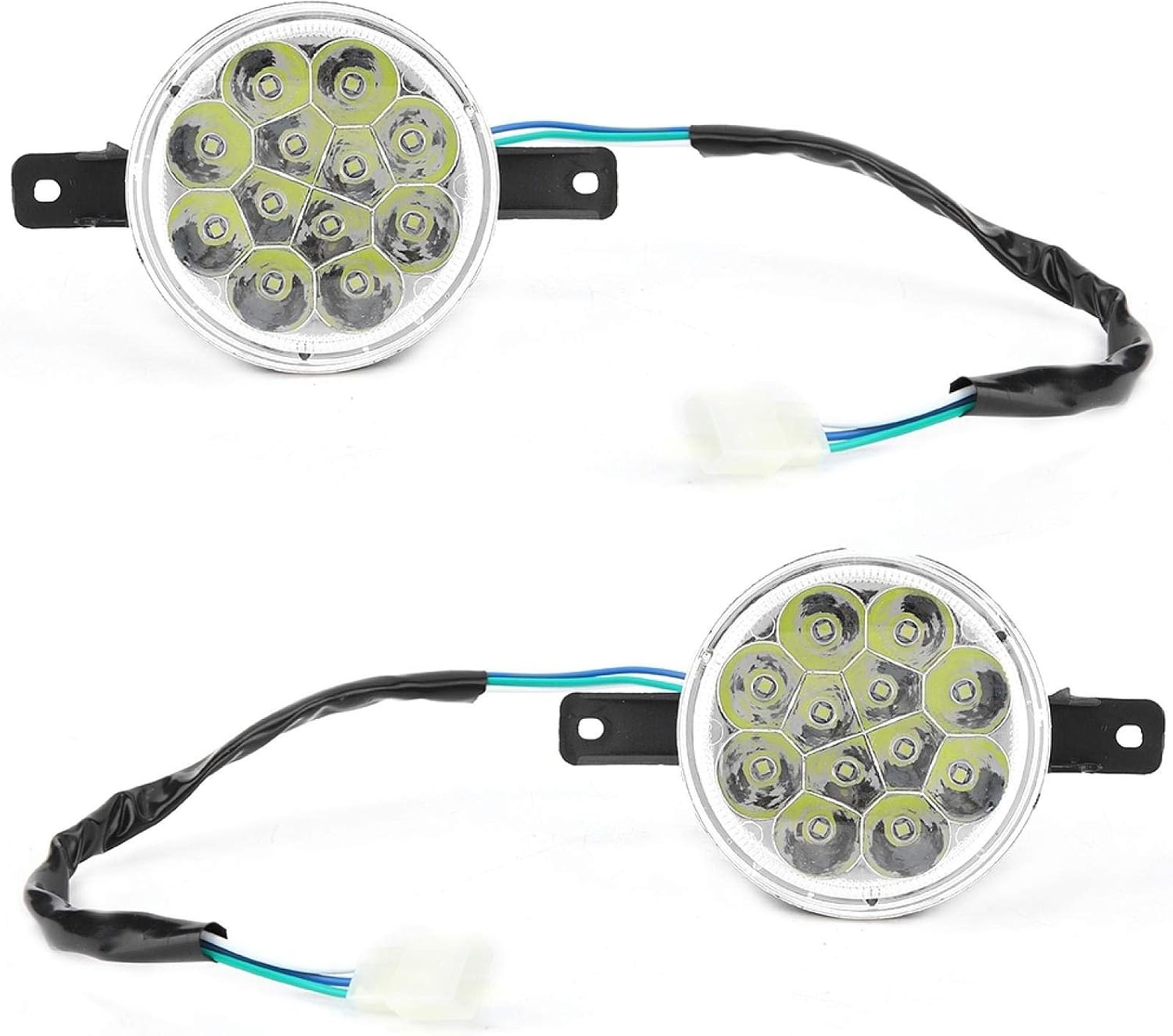 ATV Koplamp LED Set - 12V - ABS - 50% Korting