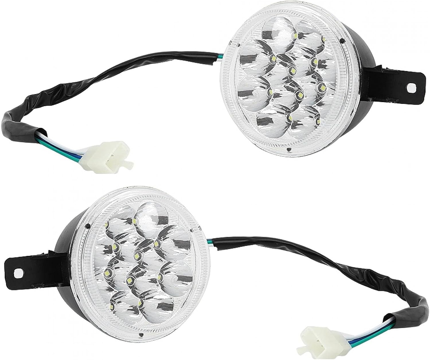 ATV Koplamp LED Set - 12V - ABS - 50% Korting