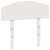 Hoofdbord Grenenhout Wit - 75 cm - 50% Korting