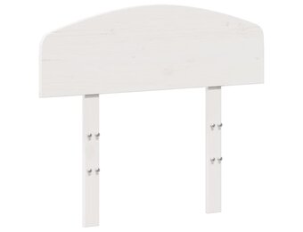 Hoofdbord Grenenhout Wit - 75 cm - 50% Korting