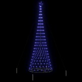 vidaXL Blauwe LED Kerstboom (399cm) met 450 LEDs - 66% Korting!