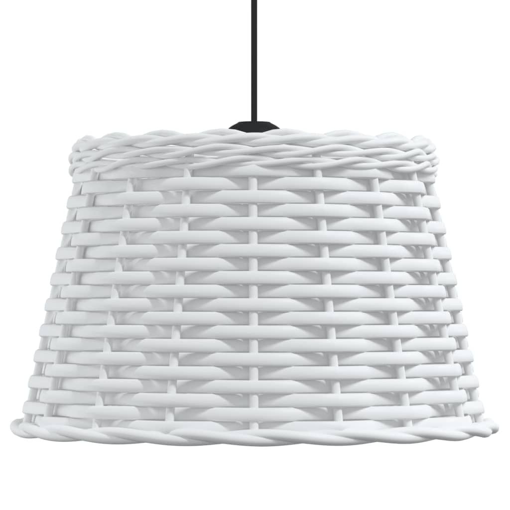 Witte Wicker Plafondlampenkap Ø38x23 cm - 66% Korting