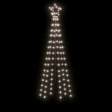 Kegelkerstboom 180 cm met 108 LED's koudwit - 59% Korting!