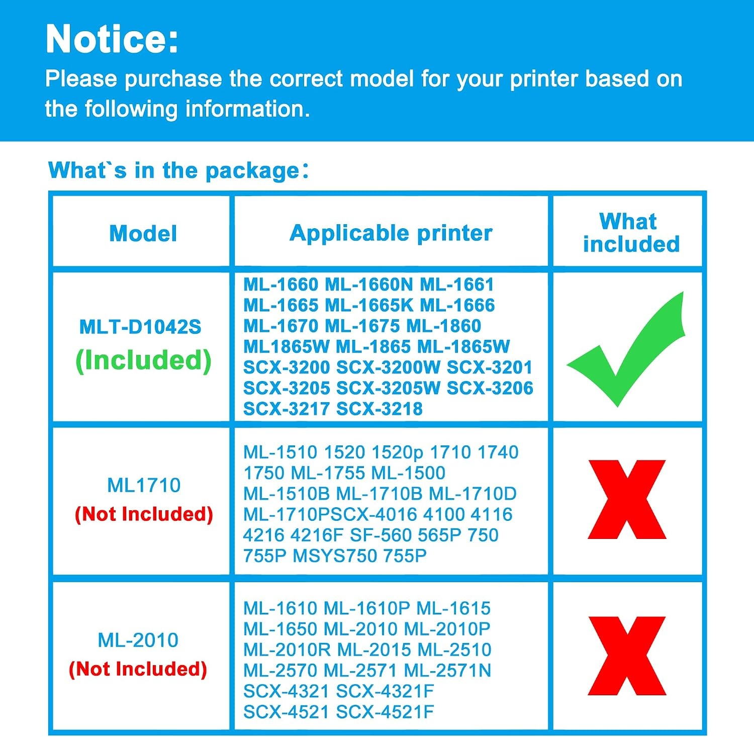 Zwarte Tonercartridge MLT-D1042S voor Samsung Printers - 40% Korting