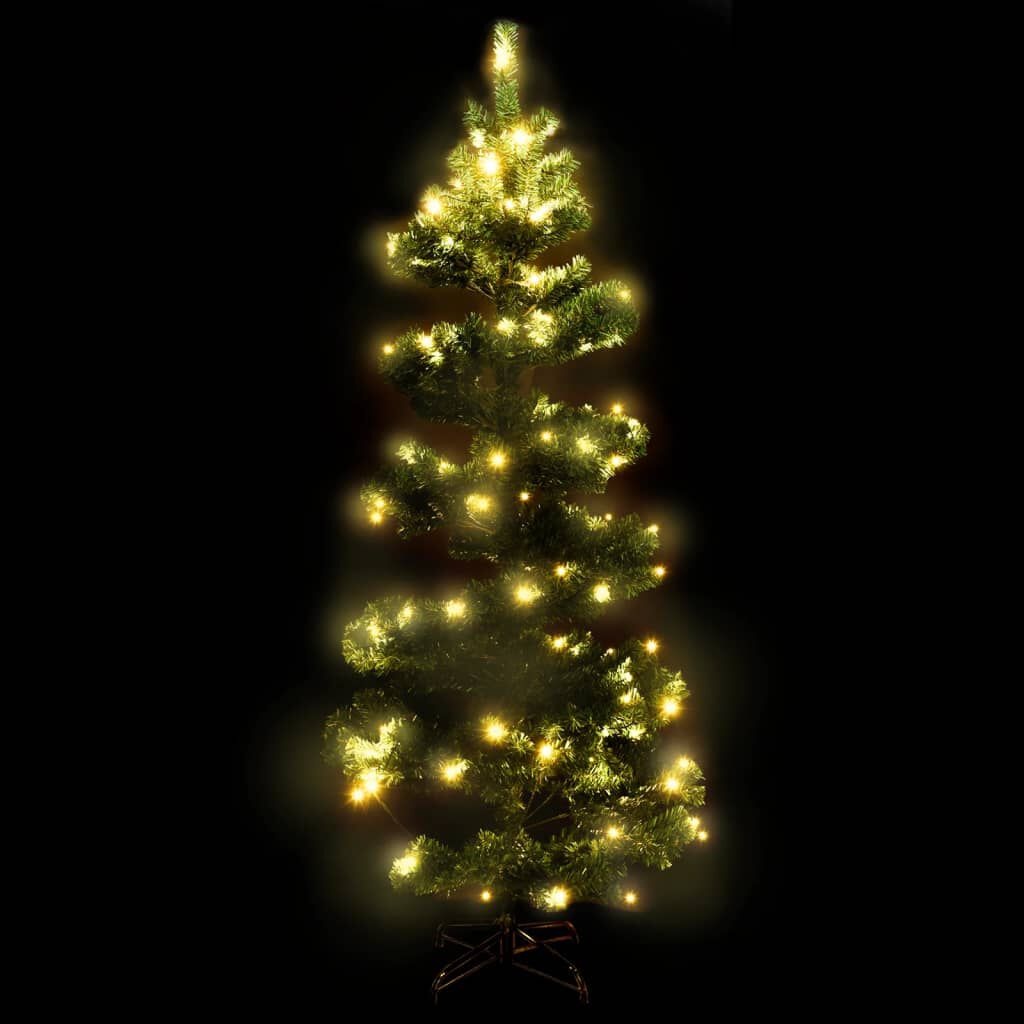 Kunstkerstboom met Verlichting 180cm Groen - 46% Korting
