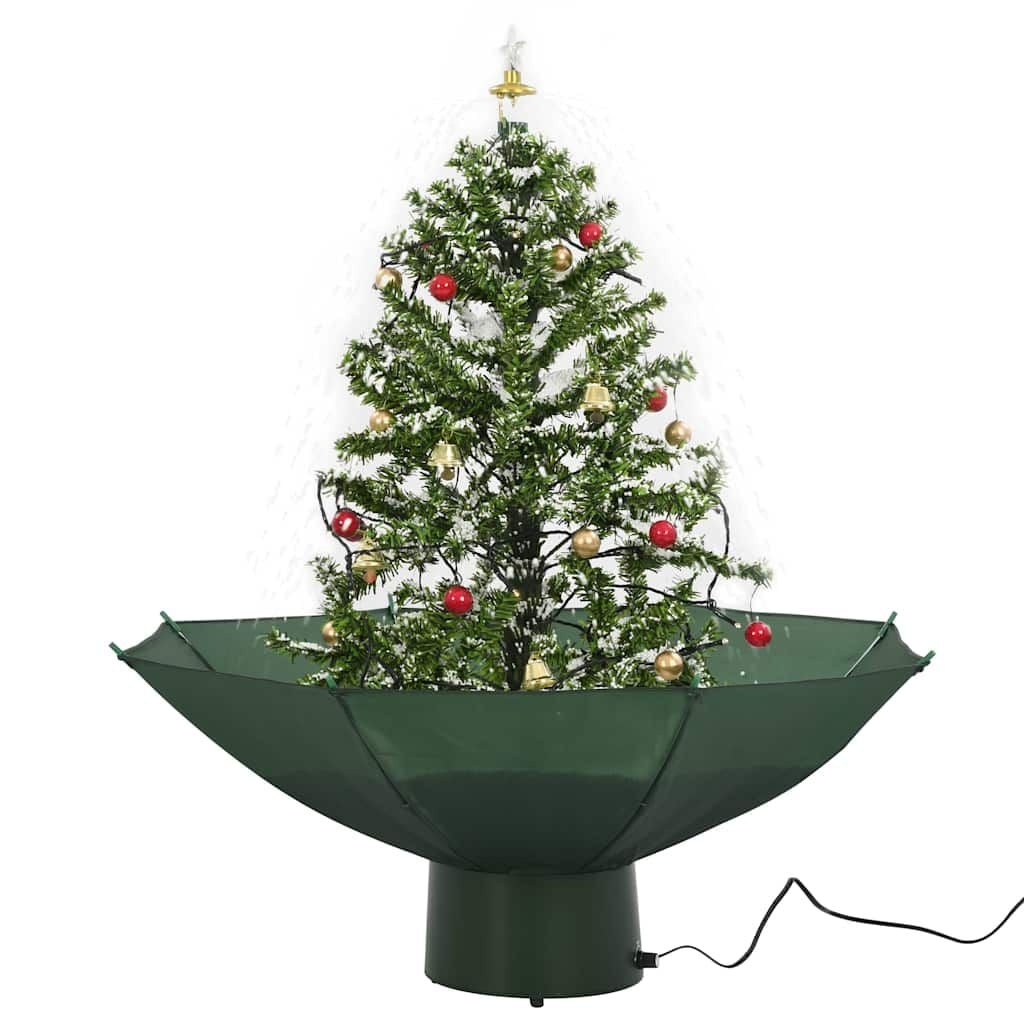 Sneeuw Kerstboom 75cm Groen met Verlichting & Decoraties - 46% Korting