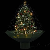 Sneeuw Kerstboom 75cm Groen met Verlichting & Decoraties - 46% Korting