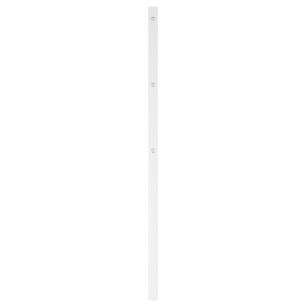 vidaXL Metaal Hoofdbord Wit 135 cm - 49% Korting!