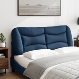 vidaXL Hoofdbordkussen Blauw - 140cm - 42% Korting
