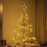 VidaXL Kerst Cone Boom Zwart 180cm - 46% Korting