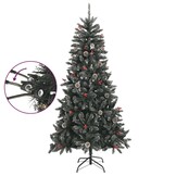 Levenschte Kunstkerstboom 210 cm met Standaard - 47% Korting