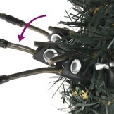 Levenschte Kunstkerstboom 210 cm met Standaard - 47% Korting