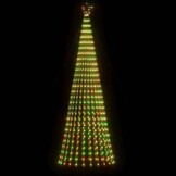 vidaXL LED-kerstboom 300 cm Kleurrijk (688 LEDs) - 52% Korting!