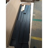 Hoofdbord Grenenhout Zwart 206x4x100 cm - 73% Korting