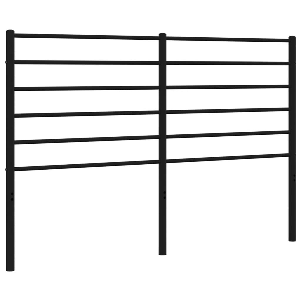 vidaXL Hoofdbord Metaal Zwart 120cm | 41% Korting