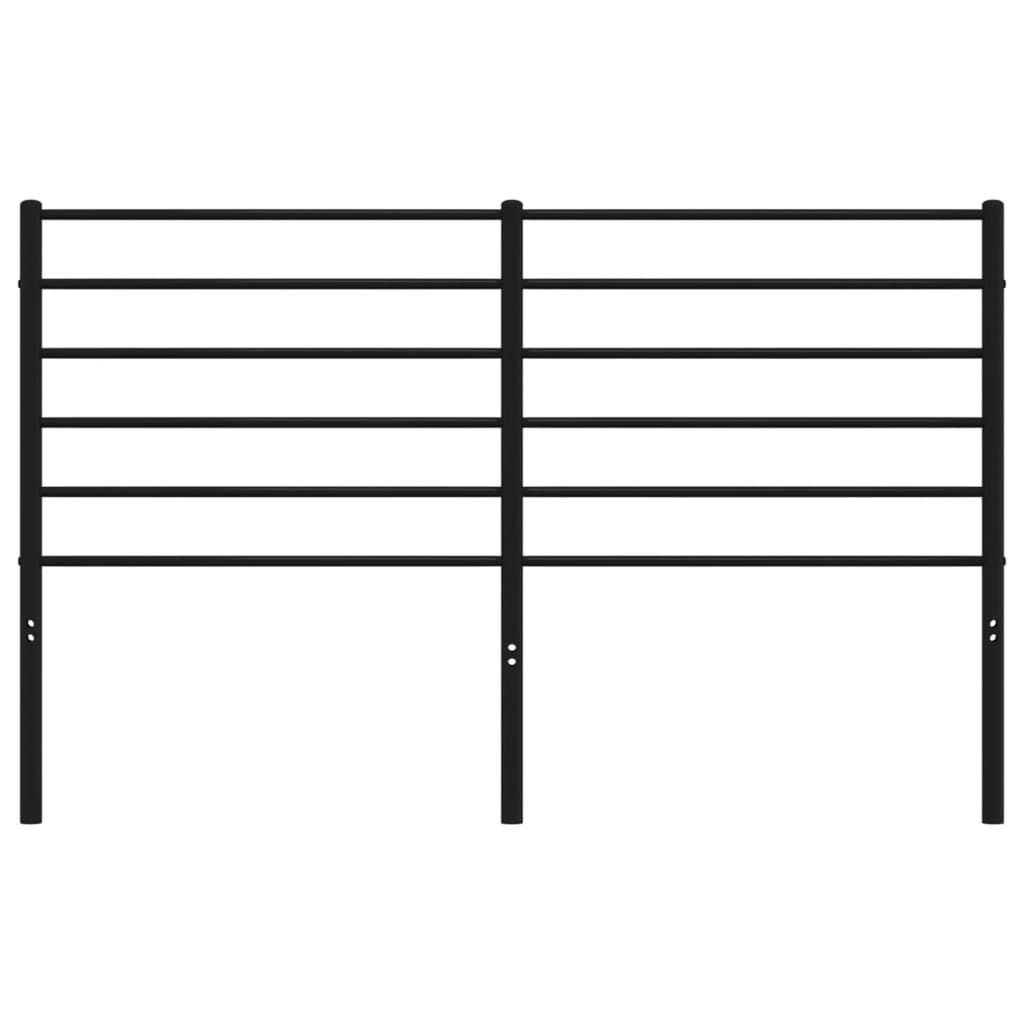 vidaXL Hoofdbord Metaal Zwart 120 cm - 46% Korting!