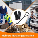 Kanaaldekselhaak Set van 2 - Zwart Koolstofstaal 29cm - 60% Korting