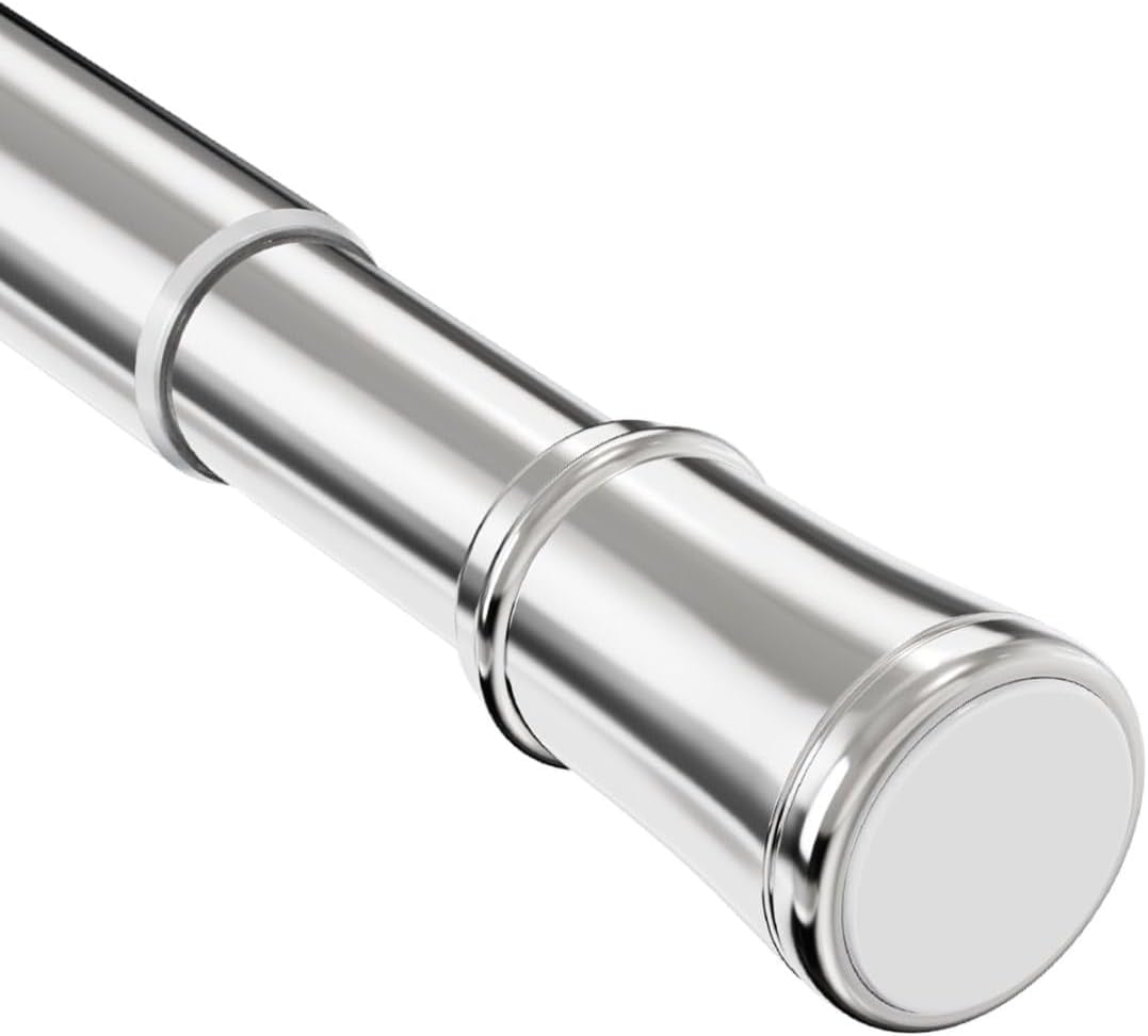 Uitschuifbare Gordijnroede Zonder Boren RVS Zilver 48-70 cm met 39% Korting