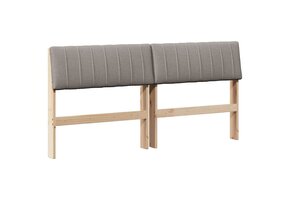 Gestoffeerd Hoofdbord Taupe 150cm - 46% Korting