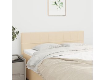 VidaXL Hoofdborden Crème Stof (2 stuks) - 47% Korting
