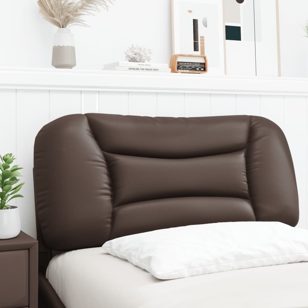 vidaXL Hoofdbordkussen 80cm Kunstleer Bruin - 45% Korting