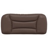 vidaXL Hoofdbordkussen 80cm Kunstleer Bruin - 45% Korting