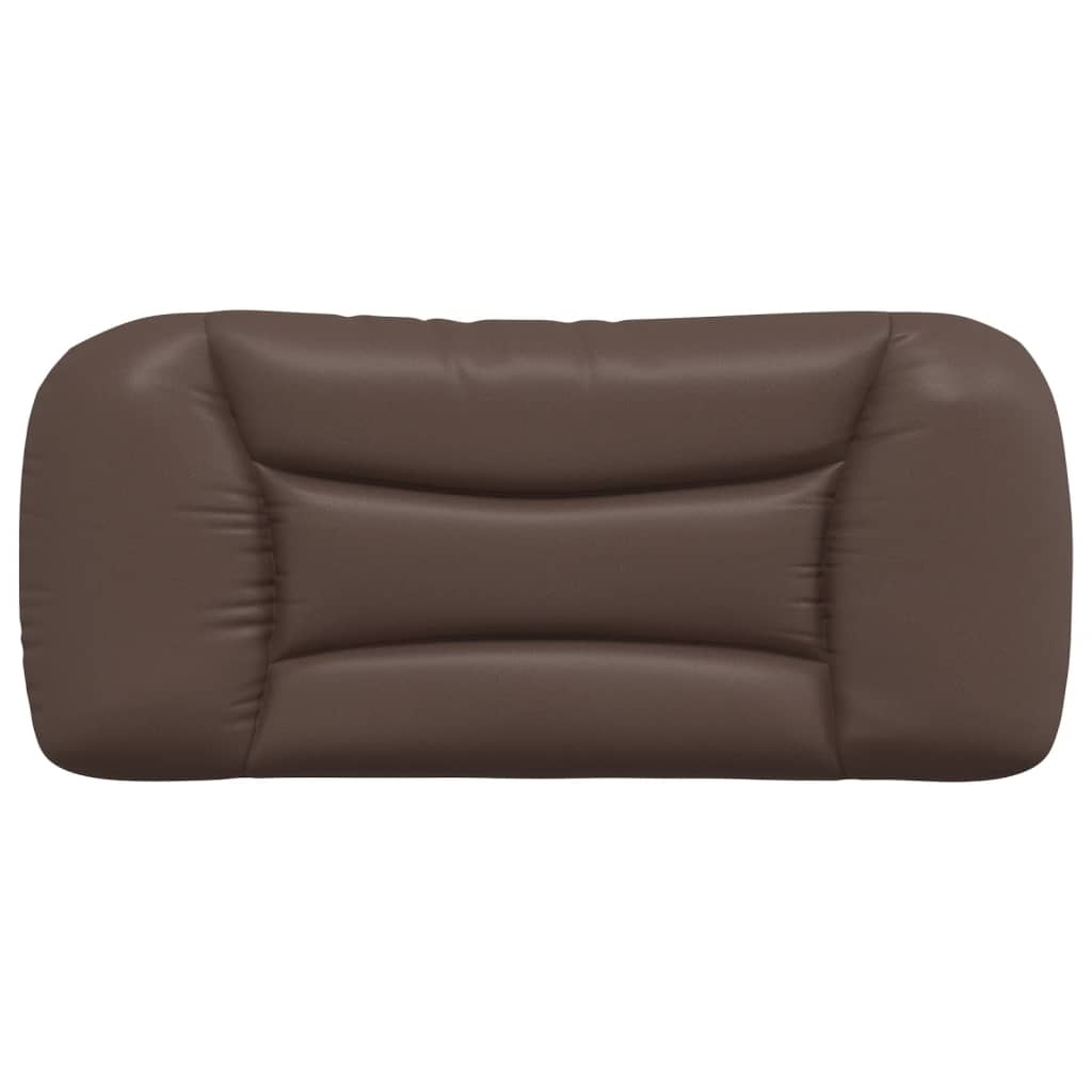 vidaXL Hoofdbordkussen 80cm Kunstleer Bruin - 45% Korting