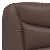 vidaXL Hoofdbordkussen 80cm Kunstleer Bruin - 45% Korting