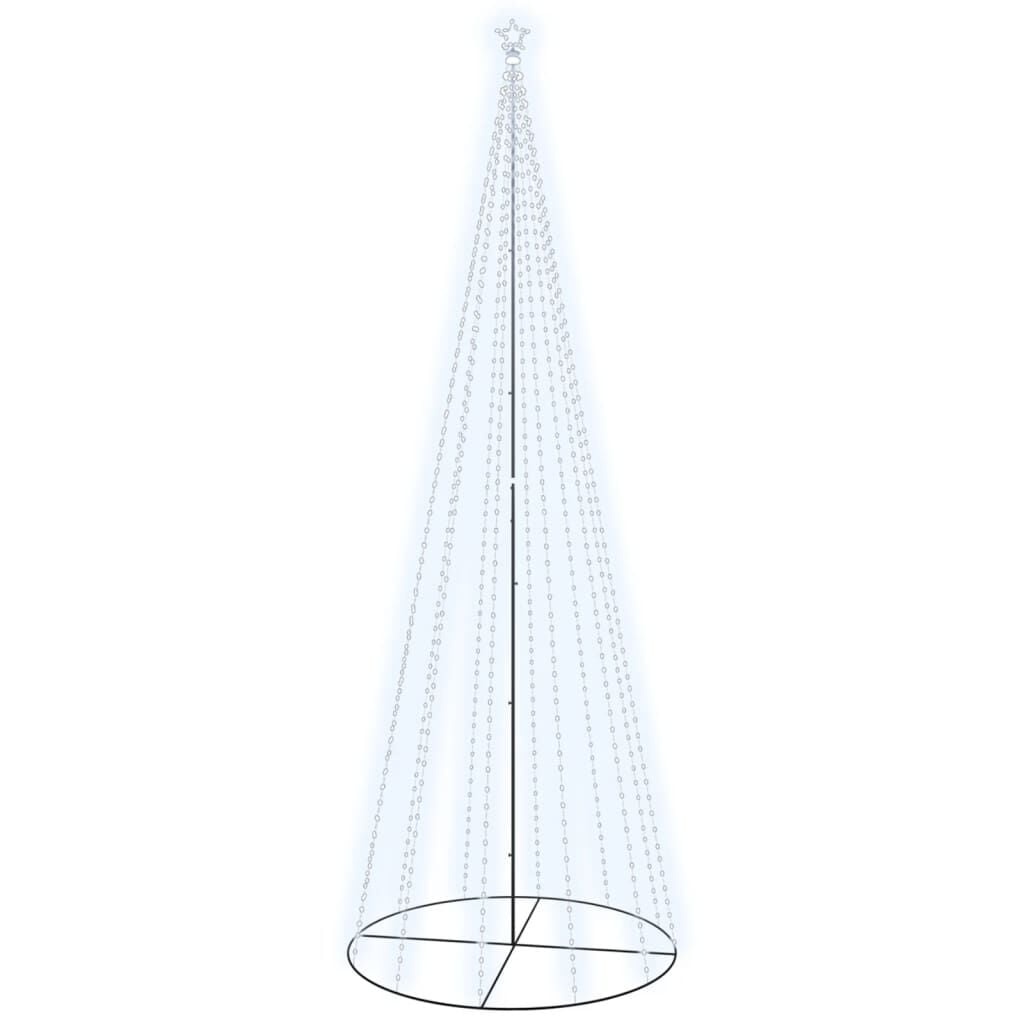 Kegelkerstboom met 732 LED's - Koudwit - 160x500 cm - 61% Korting