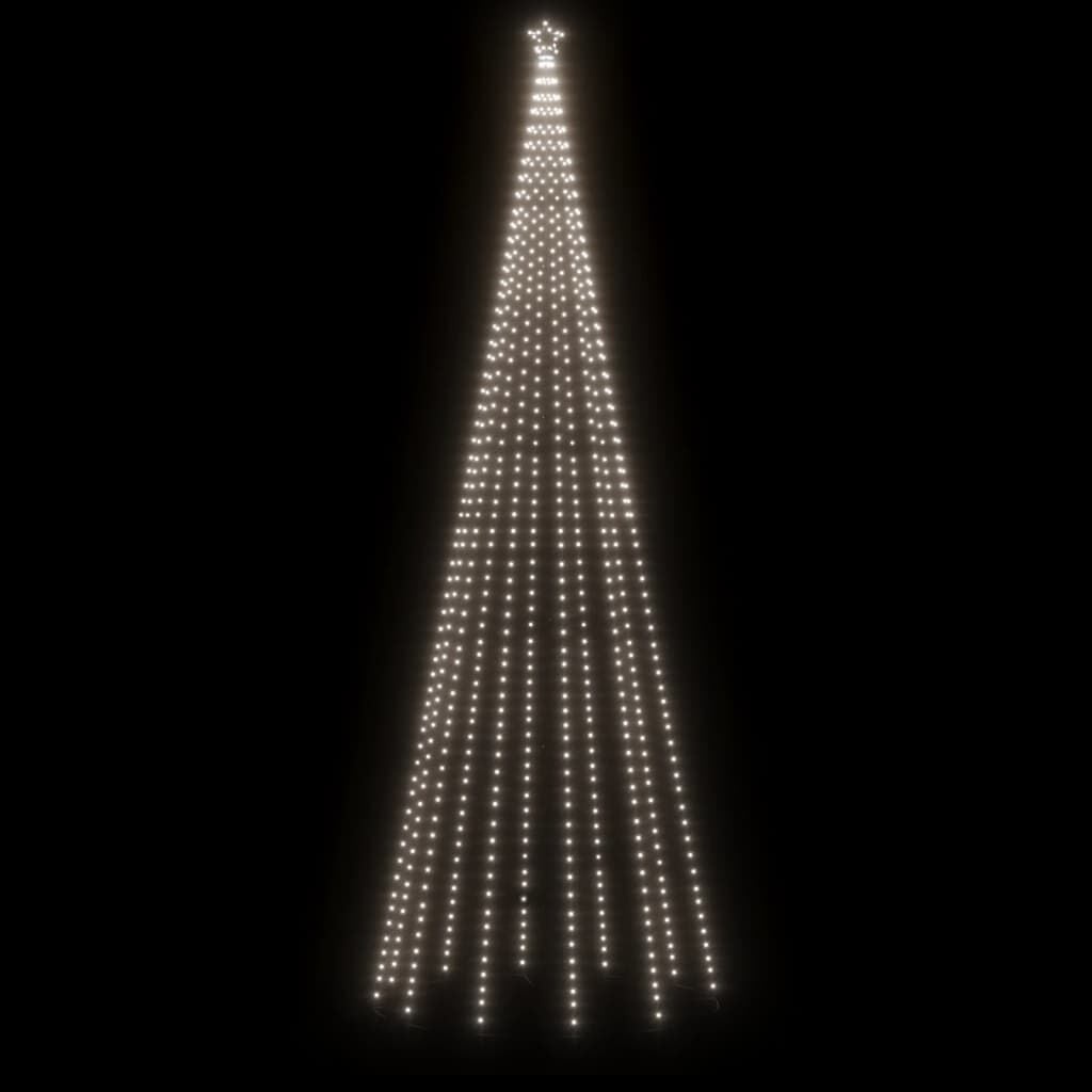 Kegelkerstboom met 732 LED's - Koudwit - 160x500 cm - 61% Korting