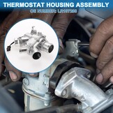 Thermostaatbehuizing Motorkoelvloeistof - Land Rover & Jaguar 3.0L V6 - 51% Korting