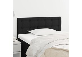 vidaXL Hoofdbord 90x5x78/88 cm Zwart Stof - 47% Korting