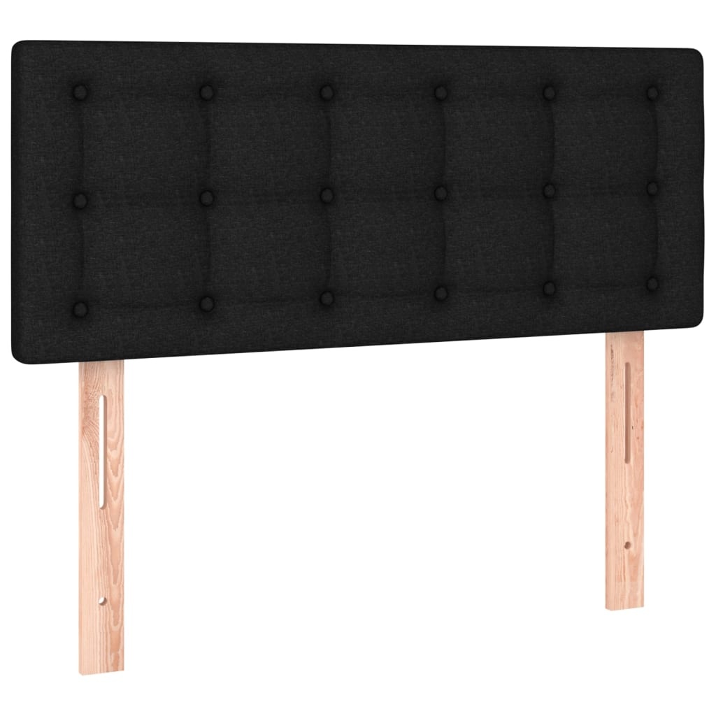 vidaXL Hoofdbord Stof Zwart 90x5x78/88 cm - 56% Korting