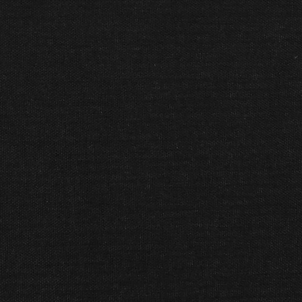 vidaXL Hoofdbord Stof Zwart 90x5x78/88 cm - 56% Korting