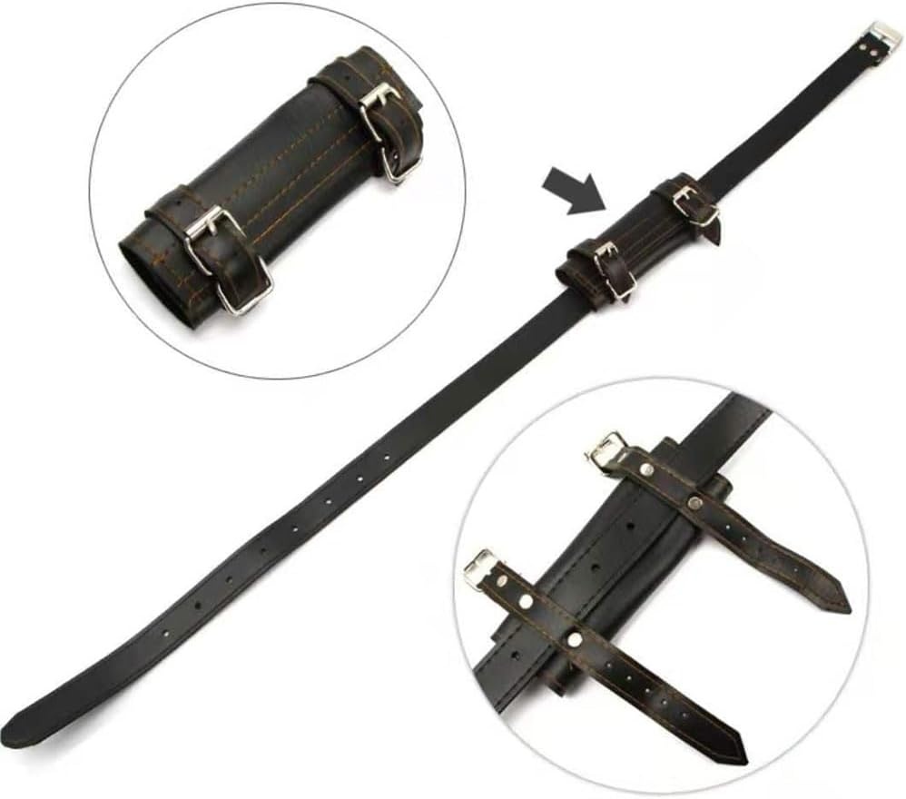 Verstelbare Zwarte Zwaardriem - Katana, Cosplay & Reenactment