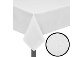 5 Tafelkleden Wit 100x100cm - 50% Korting