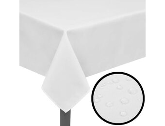 5x Wit Tafelkleed 100x100 cm - 45% Korting