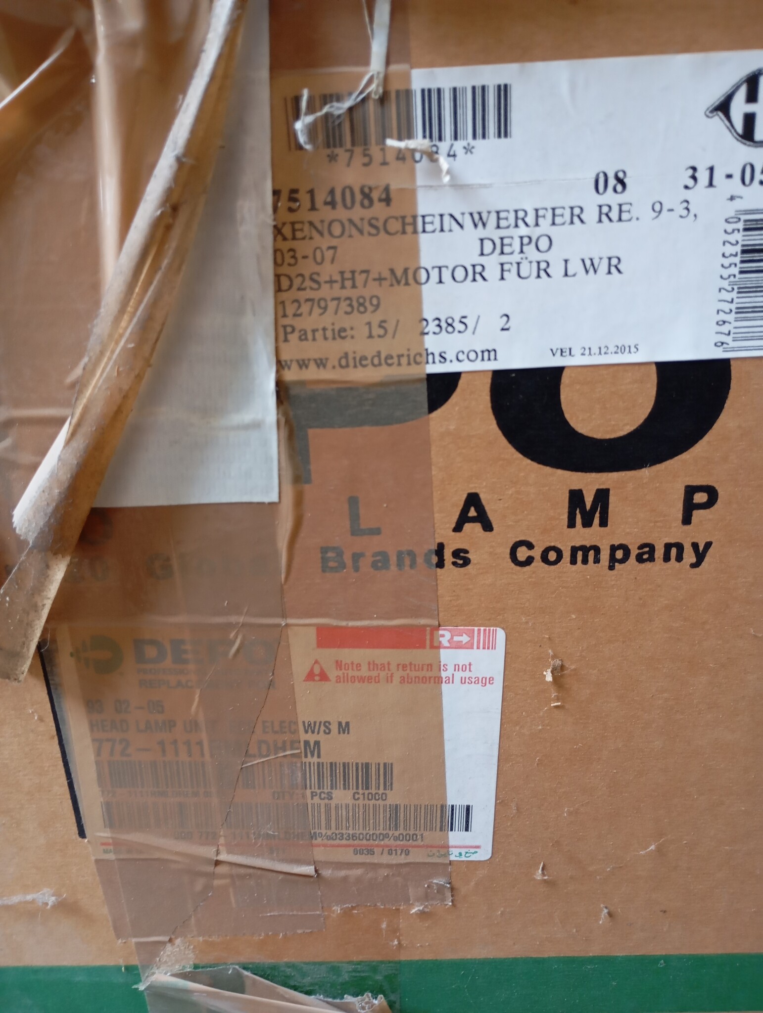 Koplamp Rechts Xenon Saab 9-3 (2002-2015) ECE - 60% Korting