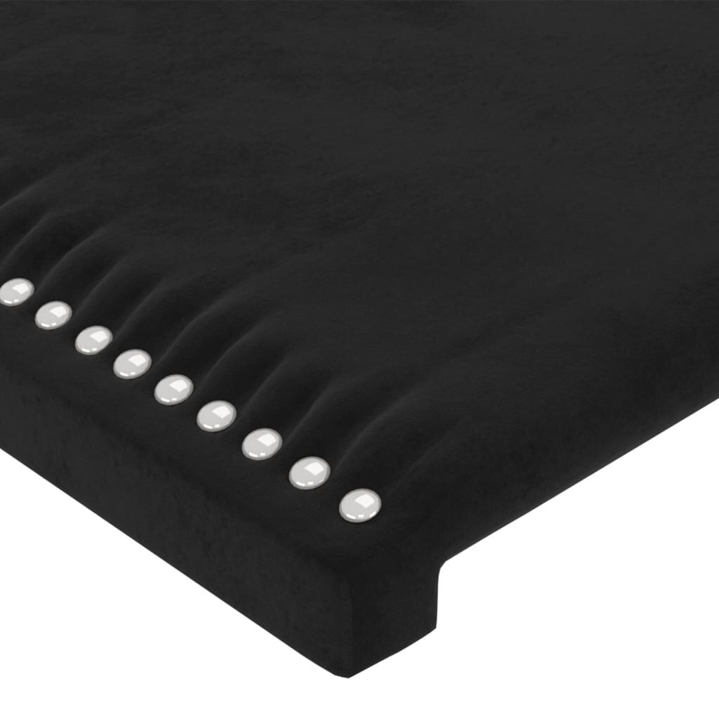VidaXL Hoofdborden, 2 st, Fluweel Zwart (61% Korting)