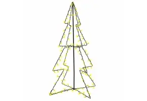Kegelkerstboom 160 LED's met korting - Binnen & Buiten