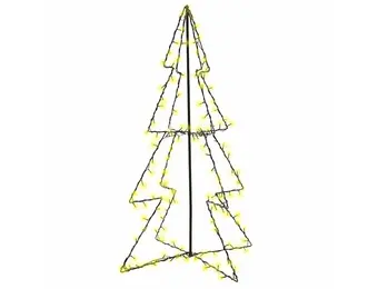 Kegelkerstboom met 160 LED's - Binnen & Buiten - 68% Korting