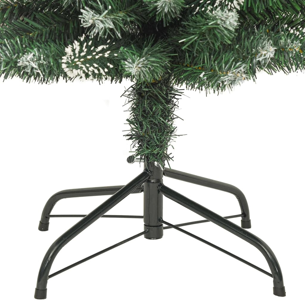 Smalle Kunstkerstboom 150 cm met Dennenappels & Sneeuw - 45% Korting