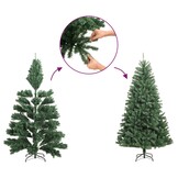 Smalle Kunstkerstboom 150 cm met Dennenappels & Sneeuw - 45% Korting