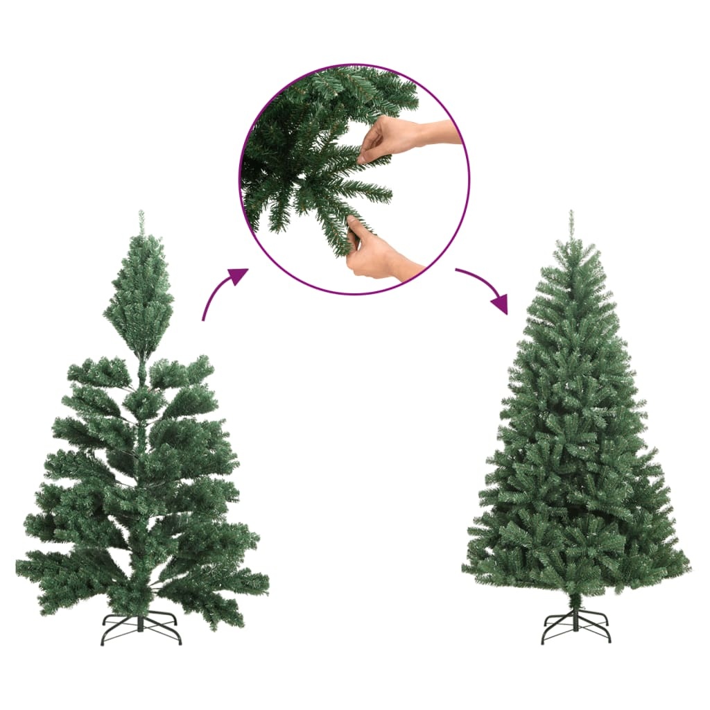 Smalle Kunstkerstboom 150 cm met Dennenappels & Sneeuw - 45% Korting