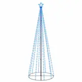 Kegelkerstboom Blauw 310 LED's 300cm - 61% Korting